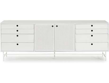 Aparador BAZAR MONDIALE Punto (Blanco - 212x47x77 cm)