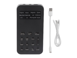 Cambiador De Voz (transmisión En Vivo De Masculino A Femenino) Tarjeta De Sonido Mini, Compatible Con Teléfonos Móviles Y Computadoras, Batería Integrada, Juego Pubg