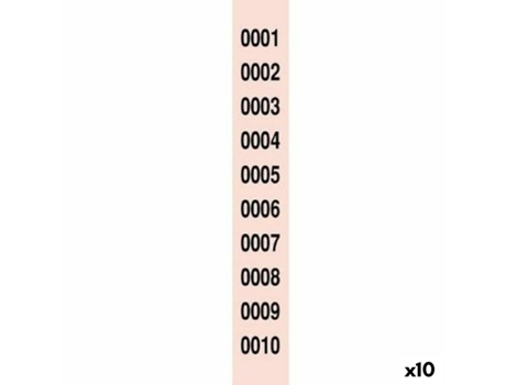 Tiras de Números para Rifa 1-5000 (10 Unidades)