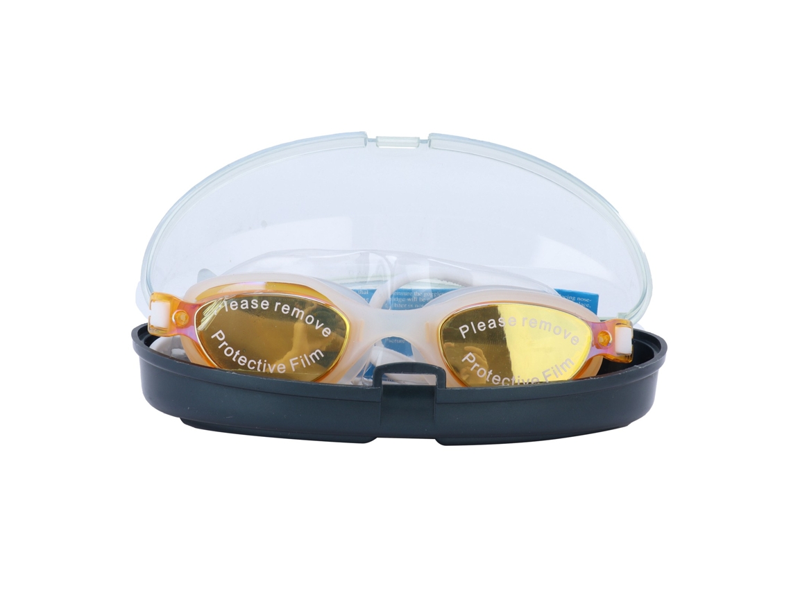 Gafas De Natación Antivaho Y Con Protección Anti-uv, Con Junta De Silicona Y Estuche.