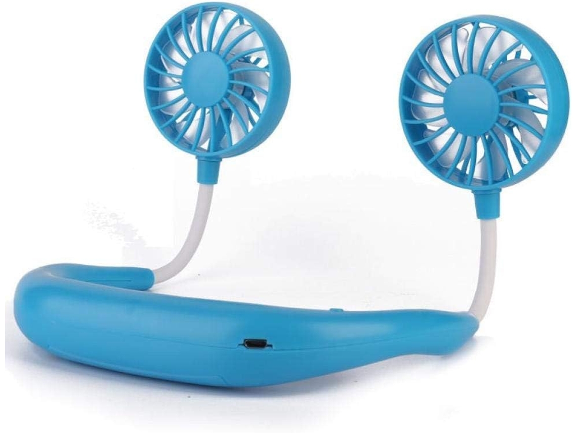 Ventilador 1200 Mah Portátil Recargable Silencioso