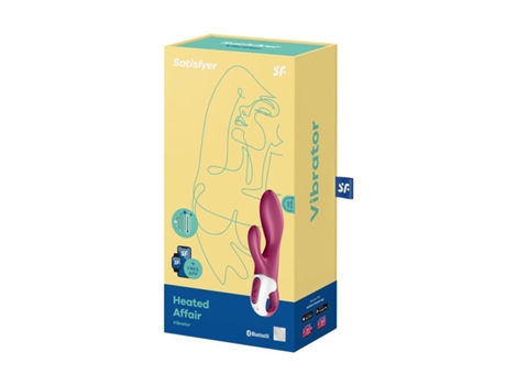 Estimulador SATISFYER Heated Affair Vibrador Efecto Calor Con App 1 Unidad