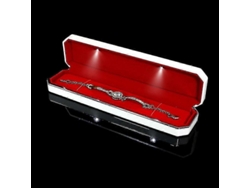 Caja para anillos con LED, expositor de anillos, joyero, caja para colgantes y collares. Hengjian