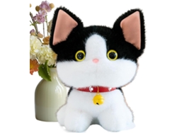 Gato de peluche | Dibujos animados suaves con cascabel, lindo gato de peluche para niñas y mujeres, Ad Gokoco