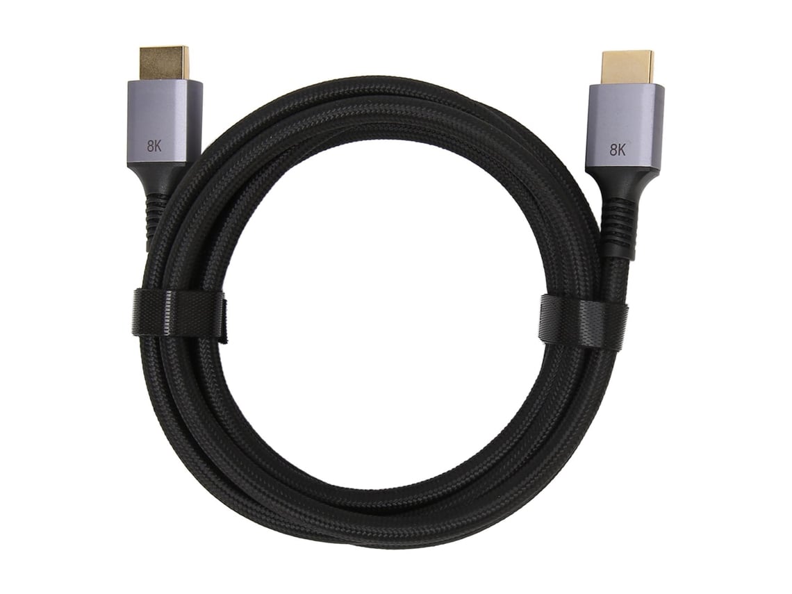 Cabo De Vídeo Hd 8k 60hz 4k 120hz Hdmi 2.1 Com Condutor De Cobre Livre De Oxigênio Puro 2m