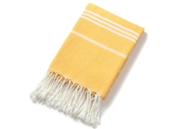 Toallas De Baño Absorbentes De Terciopelo Turco Natural Con Borlas De Temática Navideña (amarillas), Juego De 3 Piezas