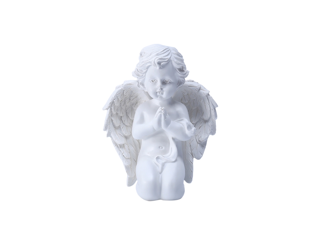 Estatua de ángel para mesa de oración, decoración de jardín