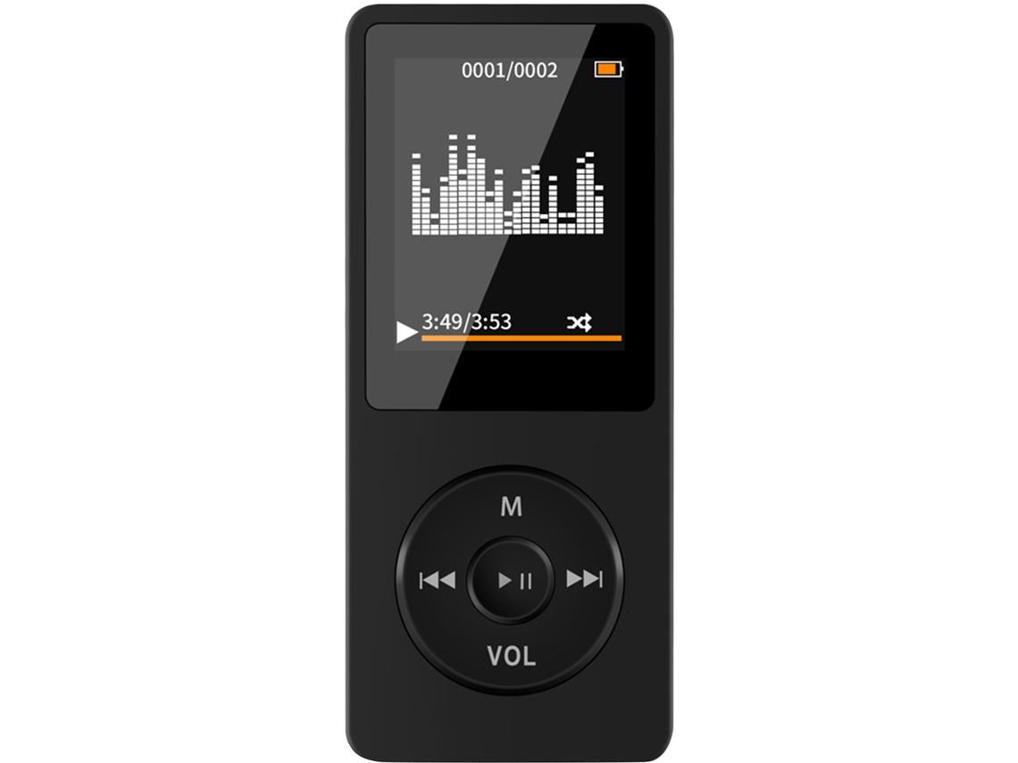 Reproductor MP4 YIZHOOD JS01 1.8Inch 32GB TF (Negro)