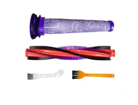 Peças de reposição pré-filtro de barra de escova de rolo de 18,5 cm para dyson v6