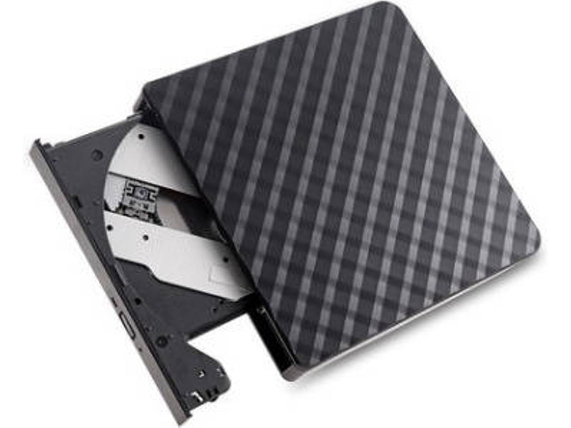 Unidad óptica externa USB 3.0, negra, LED RGB, ideal para fiestas en el dormitorio, STELASPLEN