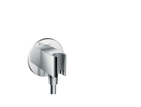 HANSGROHE AXOR ShowerSolutions FixFit Porter Unit Redondo, Color: Óptica Oro Pulido
