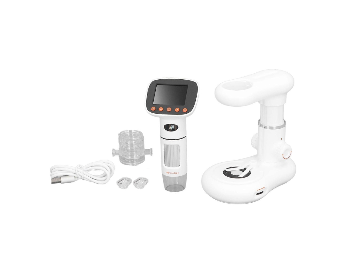 Microscopio digital portátil con pantalla LCD de 2 pulgadas, aumento de 50 a 1000x, 1080p, cámara de aumento electrónica portátil con 8 luces LED de visualización para adultos.