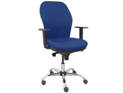 Sillas de Escritorio jorquera respaldo bali azul marino assento bali azul marino base cromada e rodas parquet