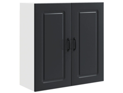 Mueble de cocina Kalmar negro 80 x 31 x 80 cm EXCLUSIVO DE LA CASA