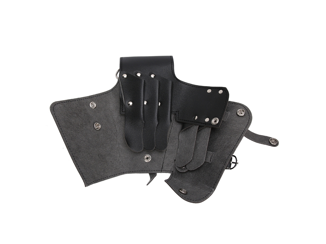 Bolsa de herramientas para peluquería con cinturón para tijeras y peines, diseño impermeable y gran capacidad.
