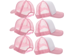 Gorras de béisbol de malla lisa para impresión por sublimación, sobre las que puedes escribir.
