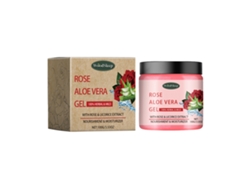 Crema facial hidratante de aloe vera y rosa