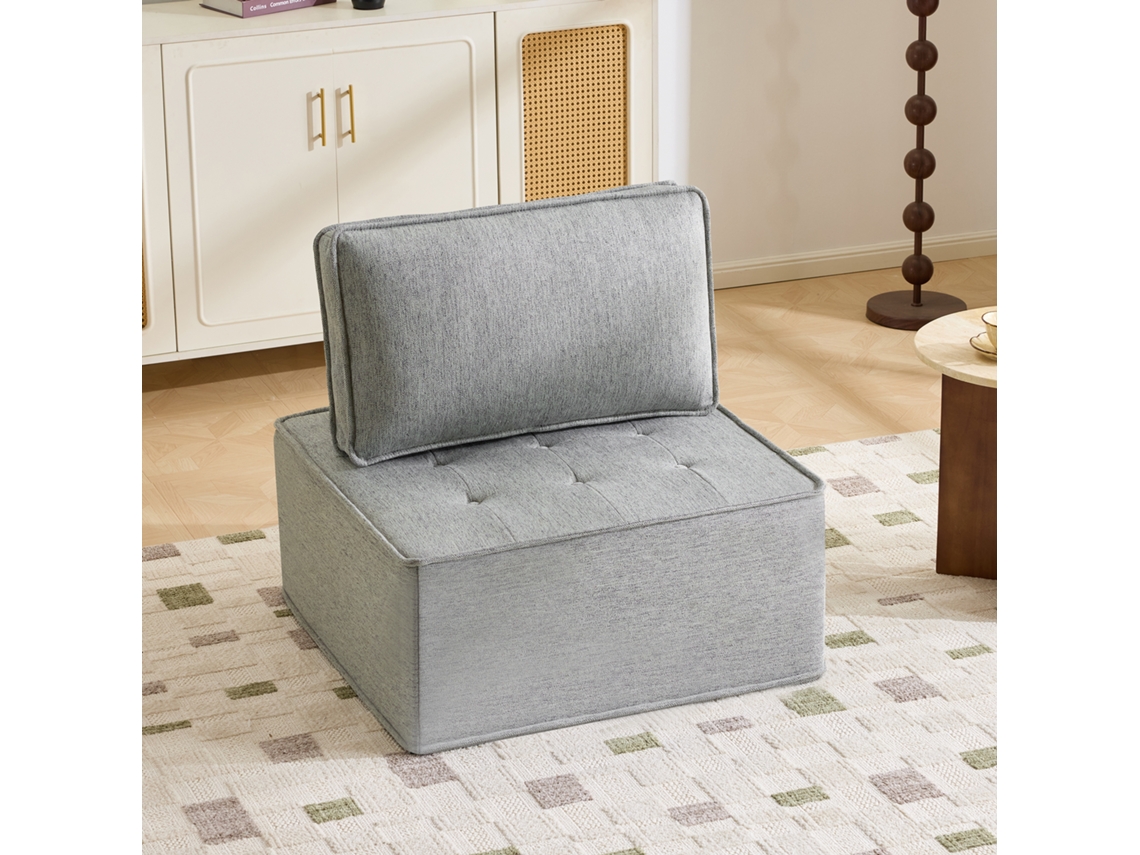 Sillón Individual Pequeño Sofá Puf Dormitorio Habitación Invitados Infantil