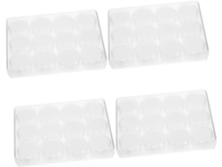 Juego De 4 Cajas Organizadoras Para Joyas Y Gemas Con Tapa Transparente.
