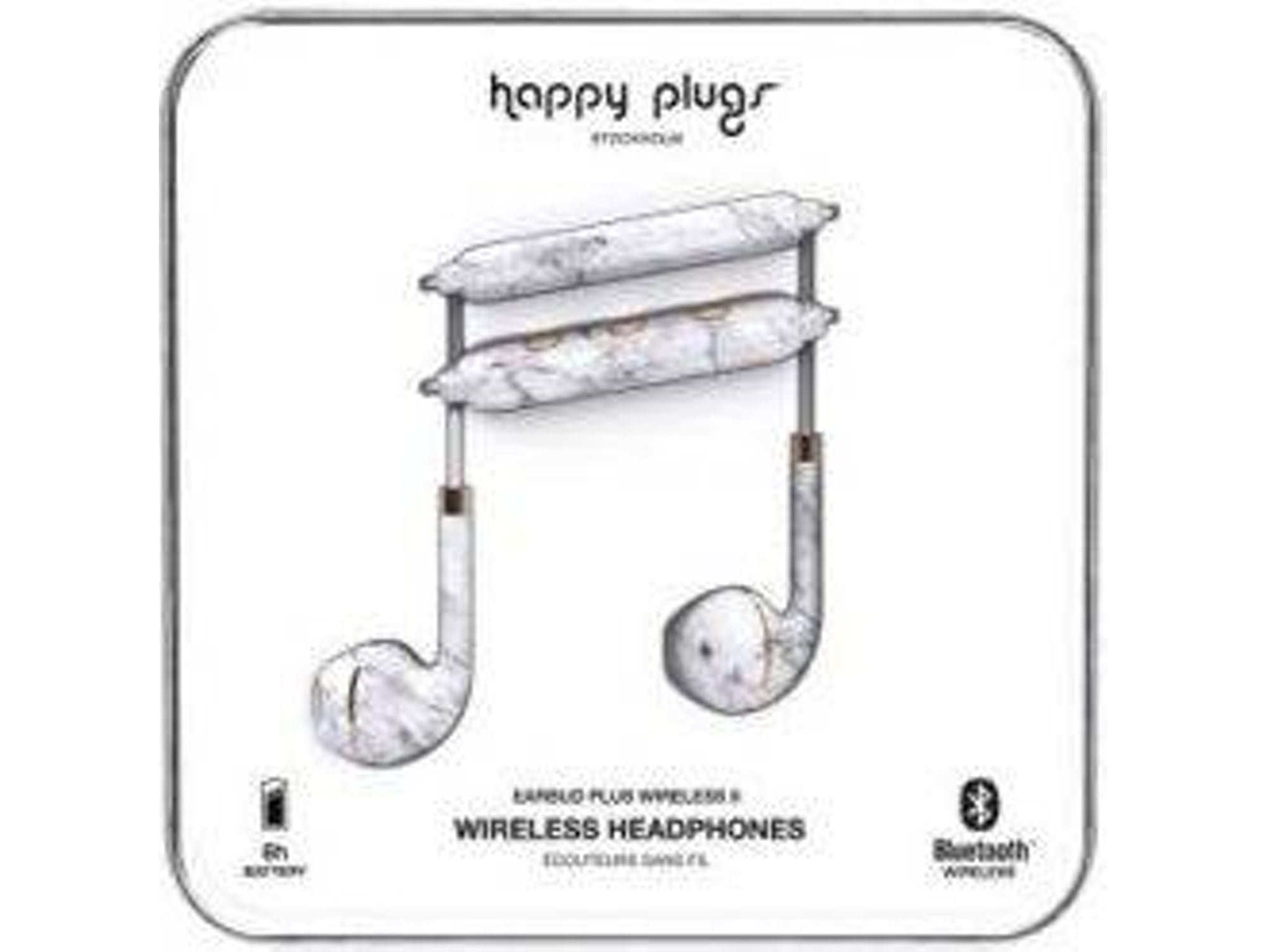 Auriculares Bluetooth HAPPY PLUGS II (In Ear - Micrófono - blanco)