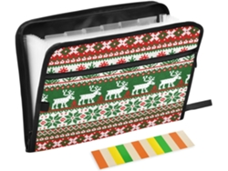 Besportble Juego De Cremallera Para Oficina Y Punto De Estilo Folclórico 35,8 X 26,9 X 1,8 Cm Organizador D...