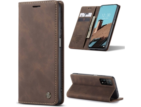 Funda para Xiaomi Mi 10T Pro PHONESHIELD Caseme Elite Castaño