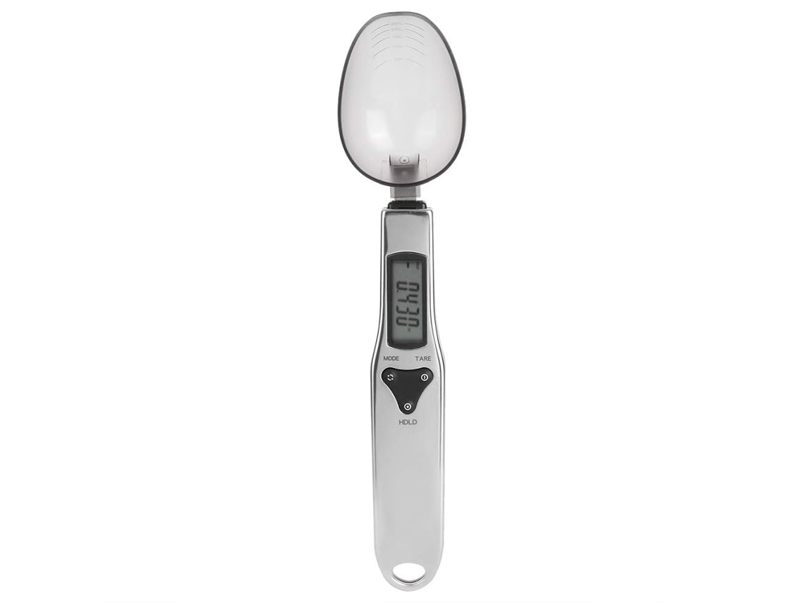 Mini cuchara digital de 500 g/0,1 g, cuchara medidora electrónica precisa con pantalla LCD para especias, té, café, granos y medicamentos Gusshious
