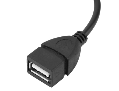 HURRISE Cable adaptador USB Micro V8 a USB hembra Otg