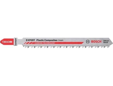 Hoja de Sierra de Calar BOSCH T 301 Chm Expert ‘Plastic Composites Clean’ 3 Un