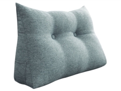 Cojín VERCART Gris 60x20x50 cm