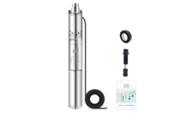 Bomba solar sumergible, potencia 370 W/150 W, caudal máximo 2 t/h, 150 W CC 12 V OEM