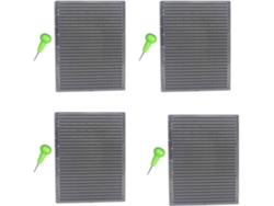 Pizarra Braille Portátil De Plástico De 4 X 27 Líneas Y 30 Cuadrículas.
