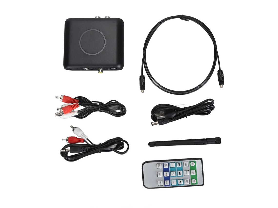 Receptor Bluetooth 5.0 Com Redução De Ruído Adaptador De Som Sem Fio 3.5mm Aux Para Estéreo Casa Fones De Ouvido Carro