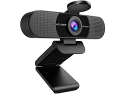 Cámara web de 1080p con micrófono, cámara web para transmisión con 2 micrófonos, campo de visión de 90°, conector USB Yizhood