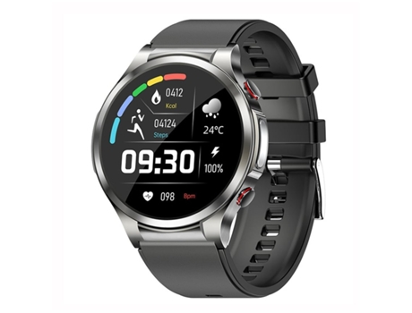 Smartwatch W11 Preto Prateado