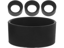 Protectores Oculares De Goma Negra, Juego De 4 Piezas, Estructura Robusta Para Mayor Protección.