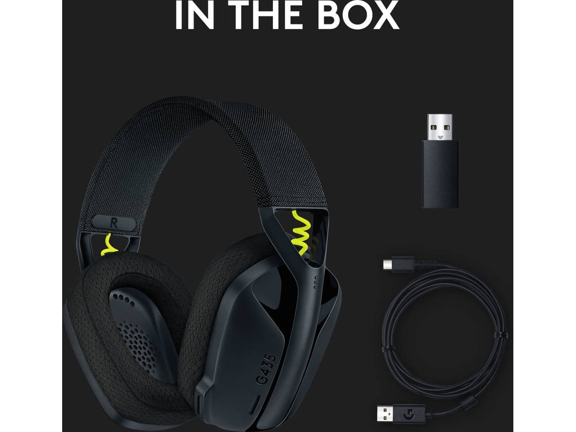 Auriculares Gaming Bluetooth LOGITECH Lightspeed G435 (Over Ear