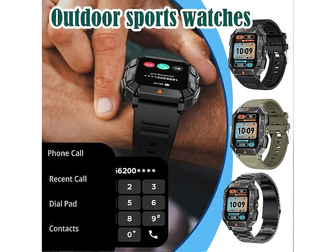 Reloj inteligente con monitor de frecuencia cardíaca, oxígeno en sangre y sueño, resistente al agua. Ly Ebike
