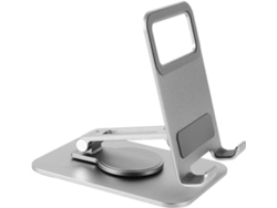 Soporte plegable para teléfono celular, soporte de escritorio ajustable multifuncional para teléfonos celulares y tabletas, fácil de usar, para oficina o hogar Jortmrd
