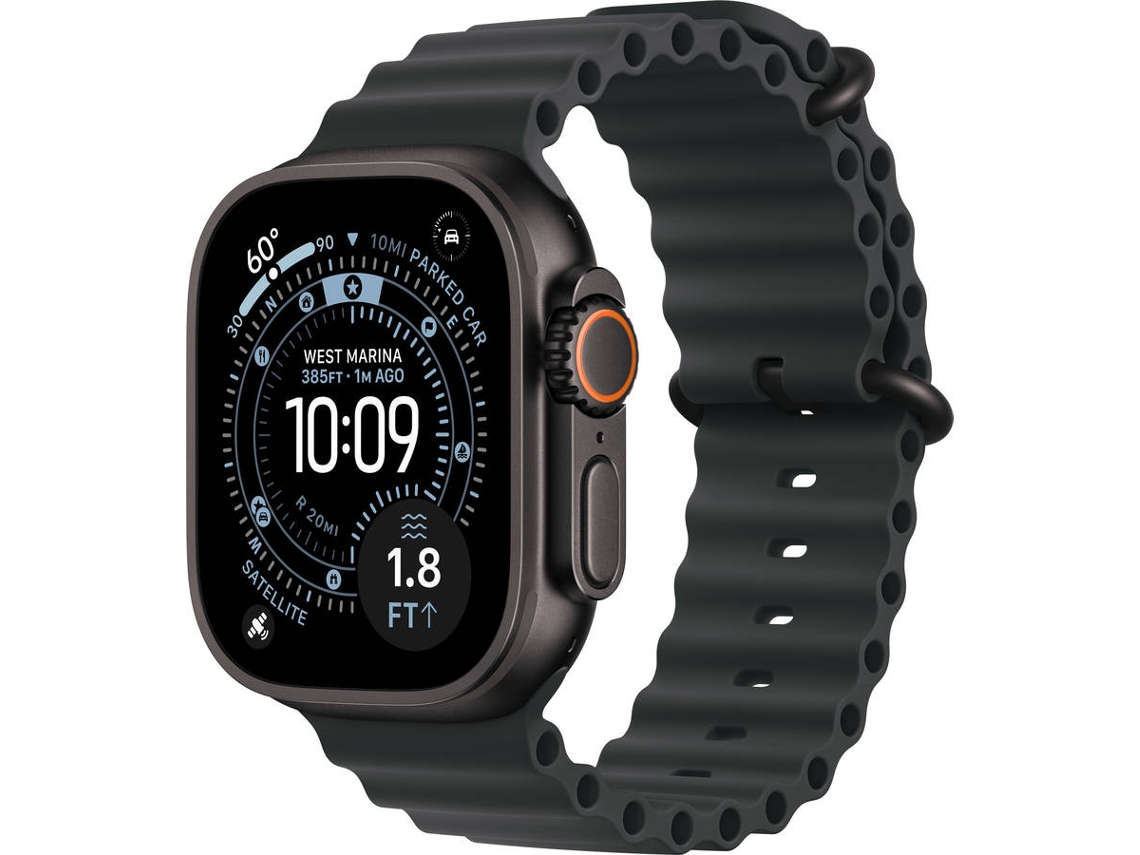  APPLE Watch Ultra 3 GPS + Cellular 49 mm Titanio Negro con Correa Ocean Negro