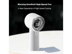 Ventilador Turbo Portátil De Mão Com 100 Velocidades Ajuste Contínuo Recarregável Usb Para Interior E Exterior