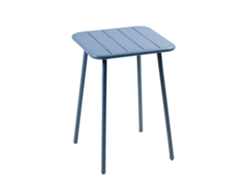 Mesa cuadrada Bergame de 2 plazas 50x50cm Azul