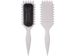 Cepillo De Cerdas Para Peinar Cabello Rizado, Blanco