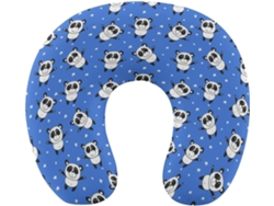 Almohada Viaje Oso Panda, Espuma Viscoelástica Viscoelástica Fácil Relajación Cómodos Familia.brfácil