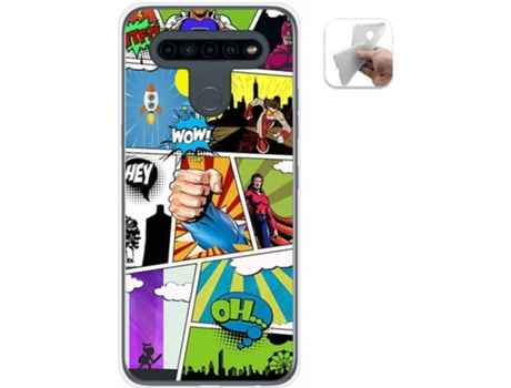 Carcasa Lg K41s TUMUNDOSMARTPHONE Comic Multicolor