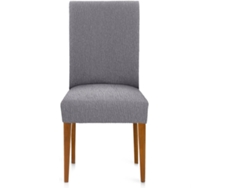 Funda de Silla EYSA Premium Troya Pack de 2 Fundas Tejido Multielástico (50 x 50 x 55 cm - Poliéster y Algodón - Gris)
