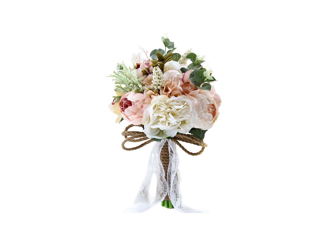 Ramo de boda, flor artificial, decorativo para exteriores.