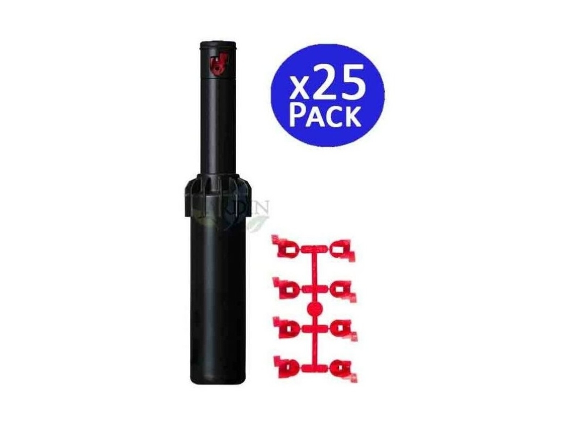 Aspersor de Riego HUNTER Pgj04 1/2 Alcance 4,3 a 11,6 M Pack 25 HUNTER