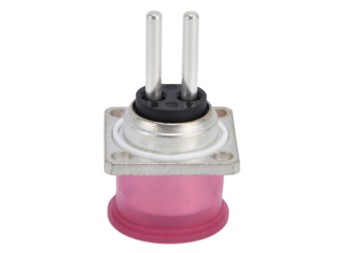 Toma De Corriente Con Brida Cuadrada De 2 Pines, Conector Eléctrico Aéreo De 60 V Cc Y 20 A, Ip67