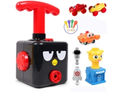 Bj-carro De Balões Infantil Com Potência Inercial Diy Para Experimentos Científicos Brinquedo Inteligente Para Crianças Cor Aleatória